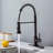 Kitchen Faucet With Pull Down Sprayer Industrial 1 Handle 1 Hole Or 3 Hole Faucet For Farmhouse Camper Laundry Utility Rv Wet Bar Sinks-121209957