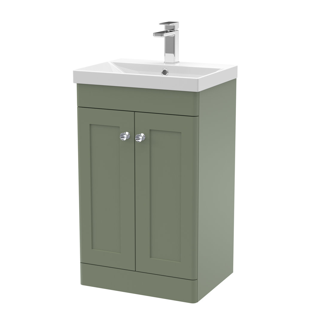 Classique 510mm Single Bathroom Vanity with Drop In Basin