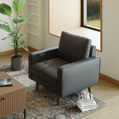 Fauteuil d'appoint Mid-Century Statura