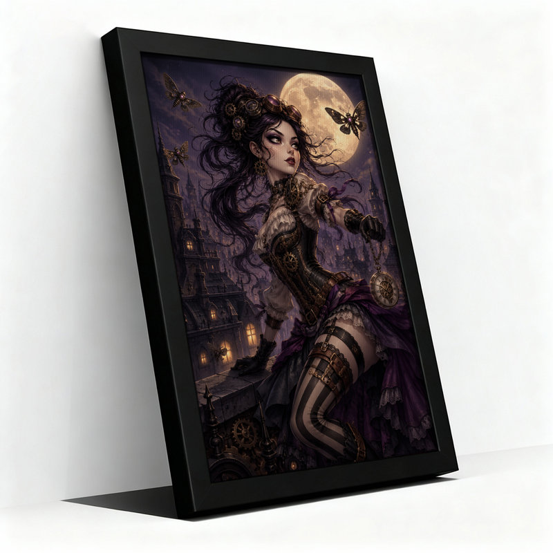 Art mural sur toile Steampunk, H 18 po x l 12 po