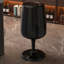 Goblet Shape Trash Can with Lid 20L Capacity Rubbish Bins for Bedroom Living Room