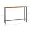Console de table d'appoint étroite pour couloir, salon, canapé derrière, petit, bois naturel, l 47,2 po x P 7,9 po x H 31,5 po-1574534590-1574310799-1586125374