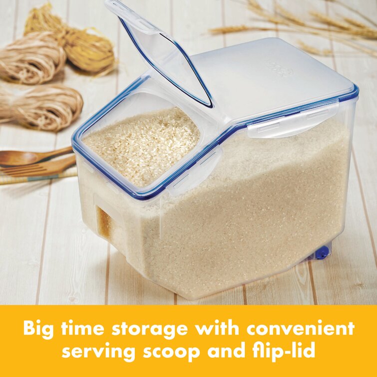 Easy Essentials Pantry Cereal Storage Container with Flip Lid