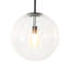 Luminaire suspendu sphérique en verre 1 lumière-2141515048