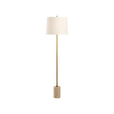 Lampe sur pied Lambeth - Travertin