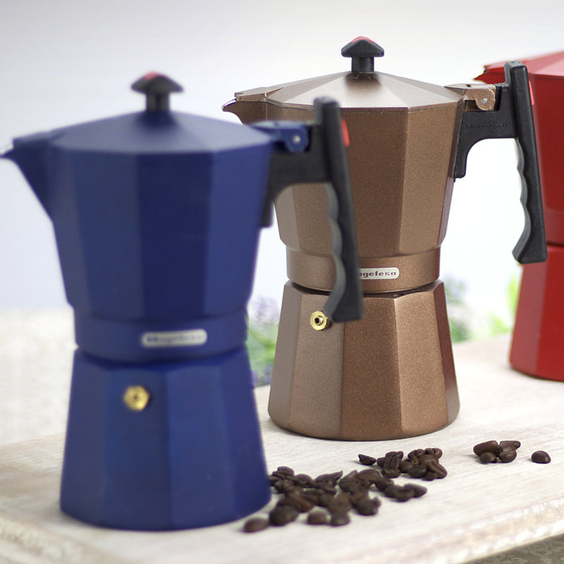 Cafetière bleue Magefesa, Blue, 6 Cups