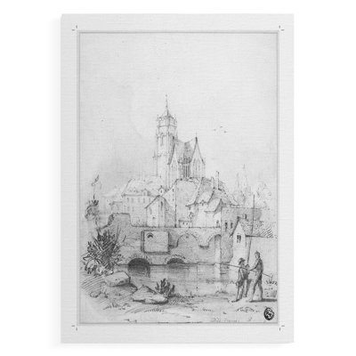 Croquis rétro XXVI - impression sur toile seulement - non encadrée