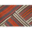 Tapis rayé en laine 5 x 11