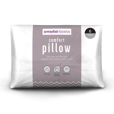 Wayfair Microfibre Medium Support Back Sleeper Pillow