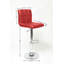 Tabouret de bar pivotant réglable en similicuir, ensemble de 2-1375119469