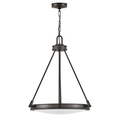 Collier Four-Light Chain-Hung Pendant - Black Oxide