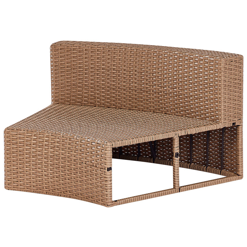9 Seater PE Rattan Garden Lounge Set Sand Beige Nasiar
