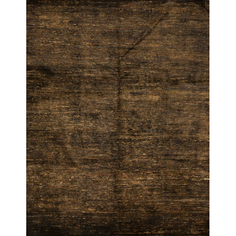 Silk Area Rug in Charcoal