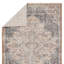 Tapis médaillon brun clair / bleu Iroh-1648512915