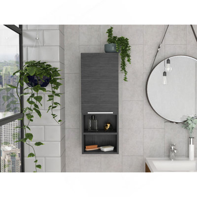 Milwaukee Medicine Cabinet, Two Shelves, Single Door Cabinet, Two Interior Shelves