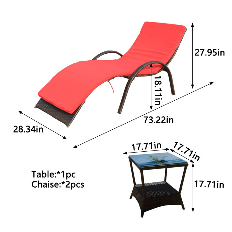 Ensemble de chaises longues d'extérieur avec chaises longues