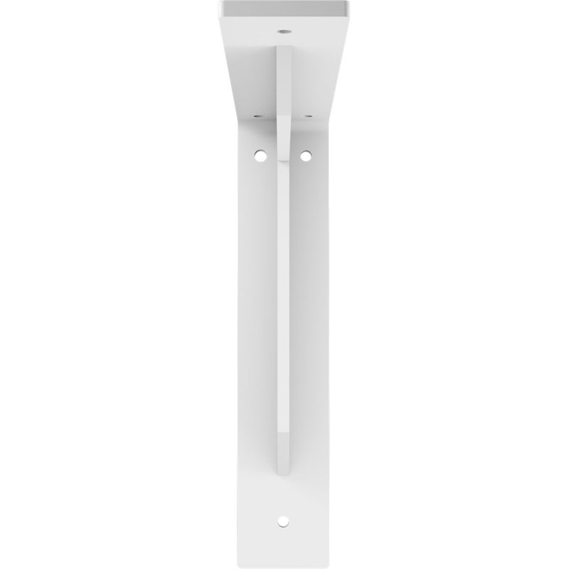2"W x 10"D x 10"H Stockport Steel Bracket, White Primer, 10" H x 2" W x 10" D, White Primer (Paintable)