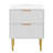 Channing Modern 2 Drawer Nightstand with Charging Station, USB Ports, Nightstand with Handles and Gold Legs-1932148150-1935361574