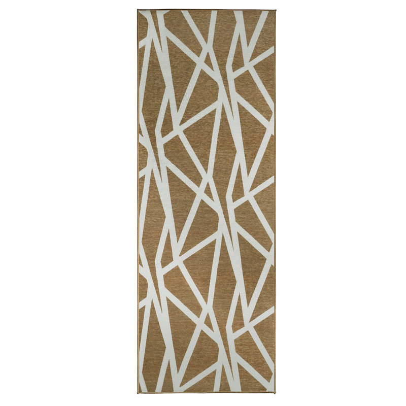 Tapis brun clair Intersections, Tapis de couloir 2,5 pi x 7 pi