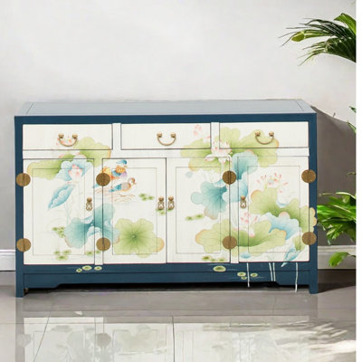 New Chinese Painted Cabinet Shoe Cabinet 12 Pair Solid Wood Shoe Storage Cabinet