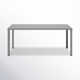 Bette 71'' Aluminum Outdoor Dining Table