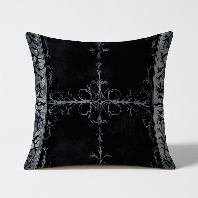 Shadow Waltz Indoor And Outdoor Throw Pillow, Square 16"