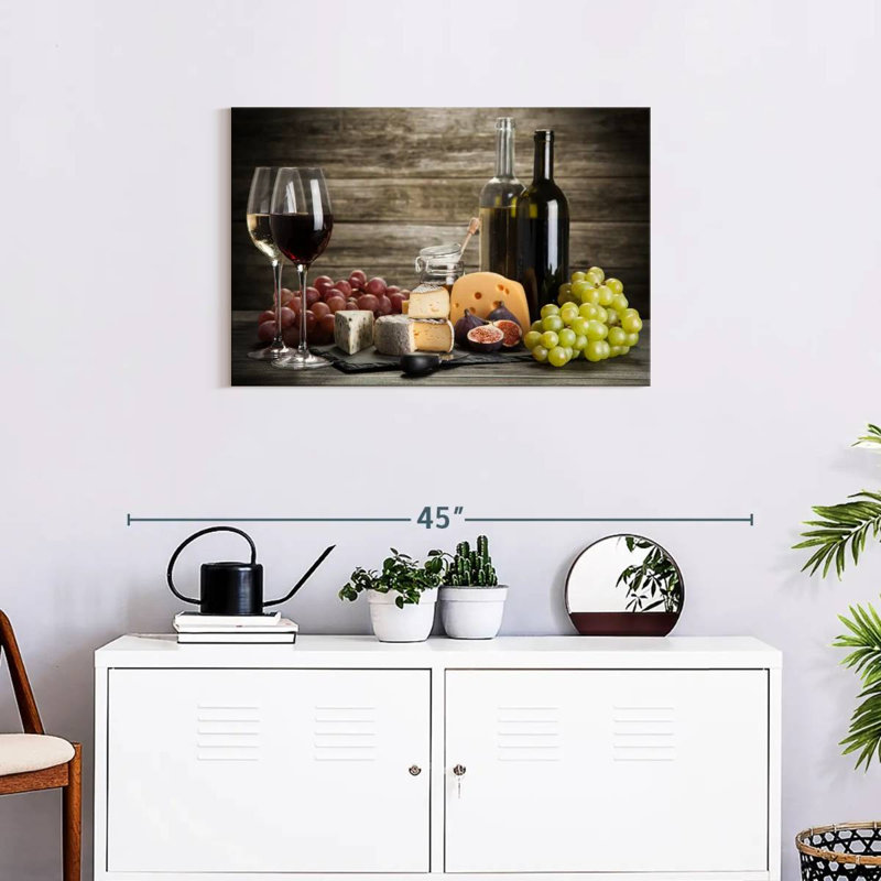 Yarlin Wine And Cheeses, 20" H x 30" W