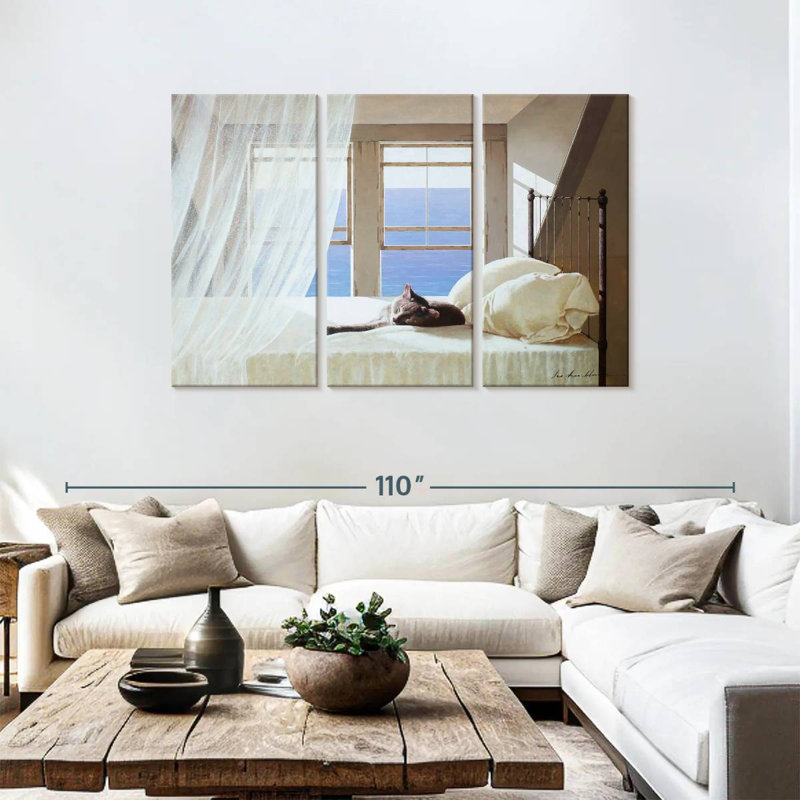 Brampt Nap Time, 48" H x 74" W