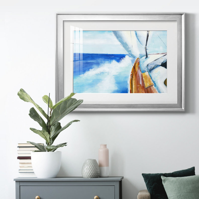 «Heeel On A Sunny Day», reproduction d'art sur papier, H 22 po x l 30 po x P 1 po, Encadrement argenté