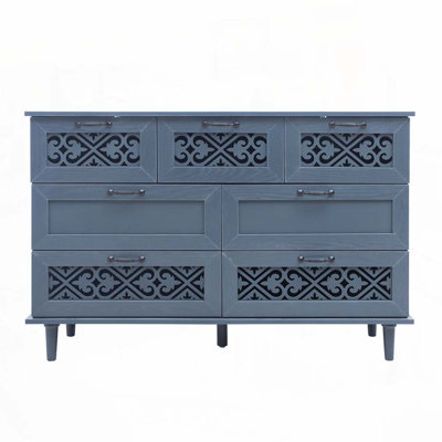 Blue Gray Wood Dressers & Chests You'll Love | Wayfair Blue Gray Wood Dressers & Chests You'll Love | Wayfair