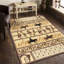 Tapis beige en polypropylène 24 po x 36 po avec passe-partout 2 pi 3 po-319604213