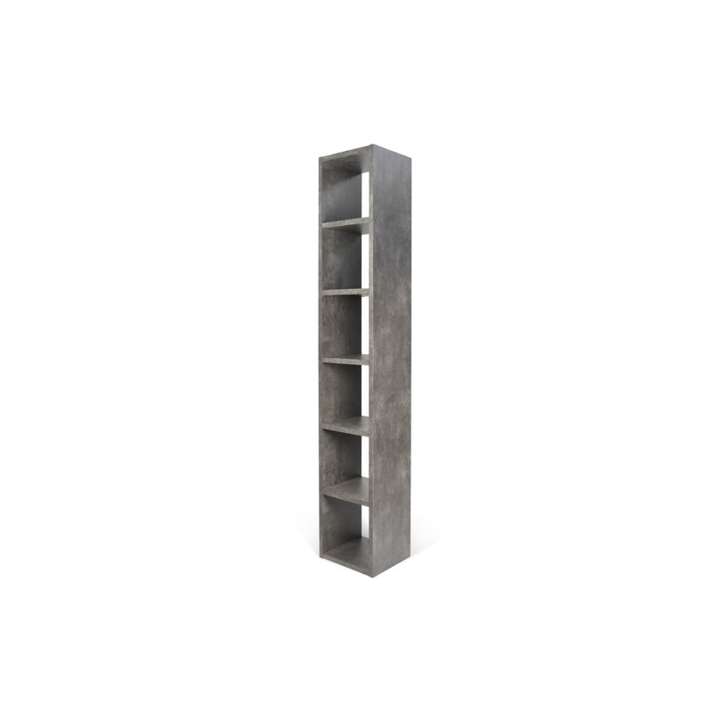 Araeya Shelving Unit Starter, 88" H x 16" W x 13" D, Concrete