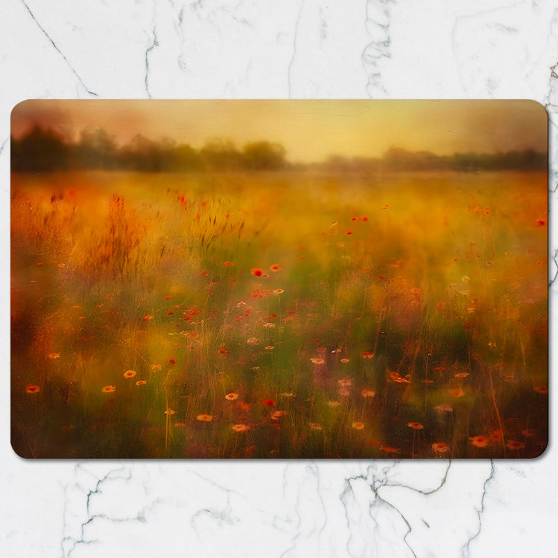 Meadow Wildflower Field Placemats And Coasters Set