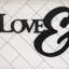 «Love and Family», art mural encadré en bois - 19,5 po