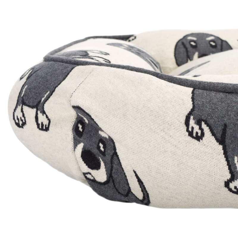 Lit pour animaux en coton, Moyen (l 24 po x P 16 po x H 6 po)