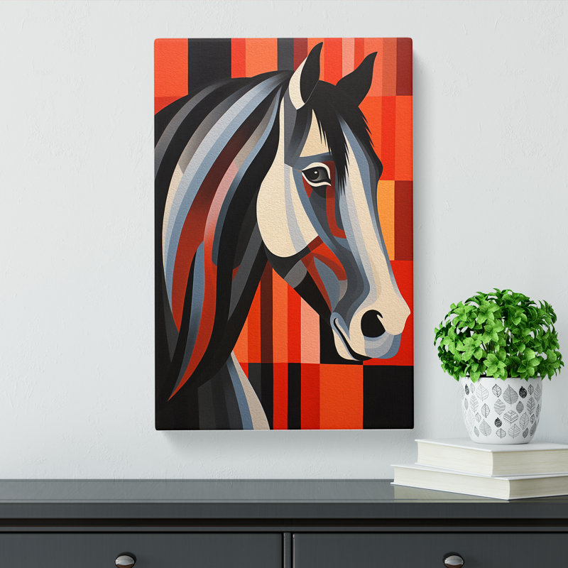 Shire Horse Op - Wrapped Canvas, 76cm H x 50cm W x 3cm D