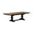Sonntag Extendable Rubberwood Solid Wood Trestle Dining Table