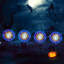 Filet de jardin à énergie solaire pour lumières d'Halloween-1745606832