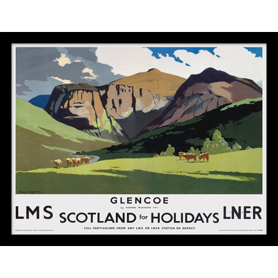 Glencoe Landscape by Norman Wilkinson - No Frame Memorabilia