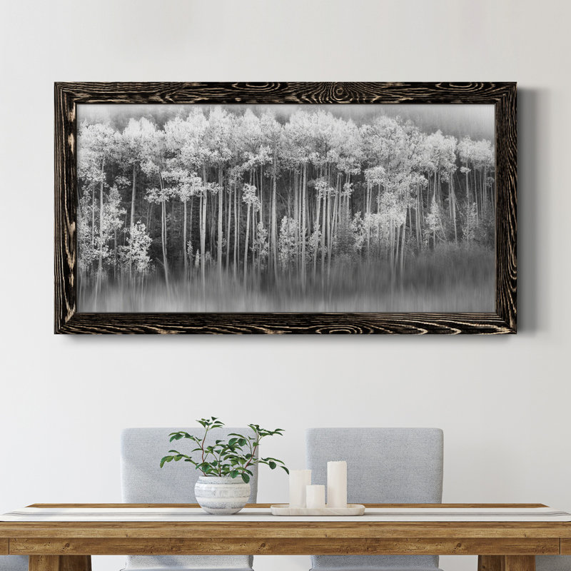 " Dreamy Aspen ", Black Framed