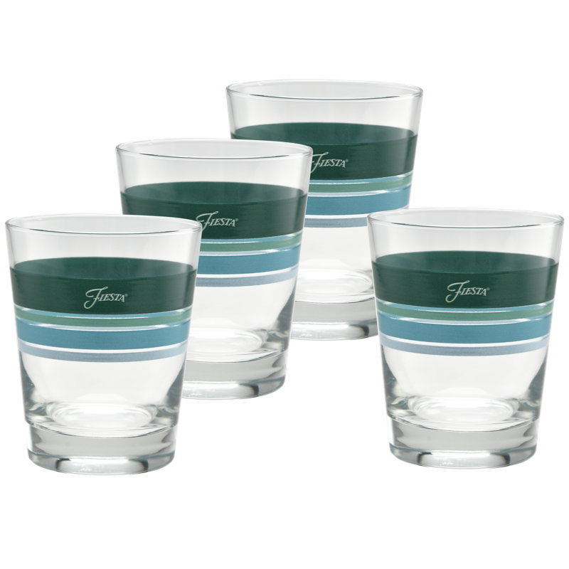 Fiesta Aegean Edgeline Glass, 15-Ounce DOF Glass