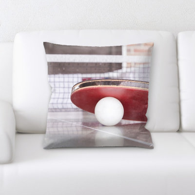 Amatury Ping Pong Throw Pillow