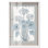 Décoration murale lin Lin Geranium II par Art Remedy, cadre blanc, 21 x 31