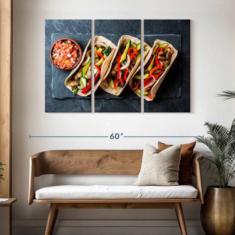 Yarlin Tacos De Cerdo, H 32 po x l 50 po