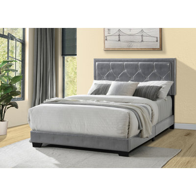 Smaro Vegan Leather Platform Bed