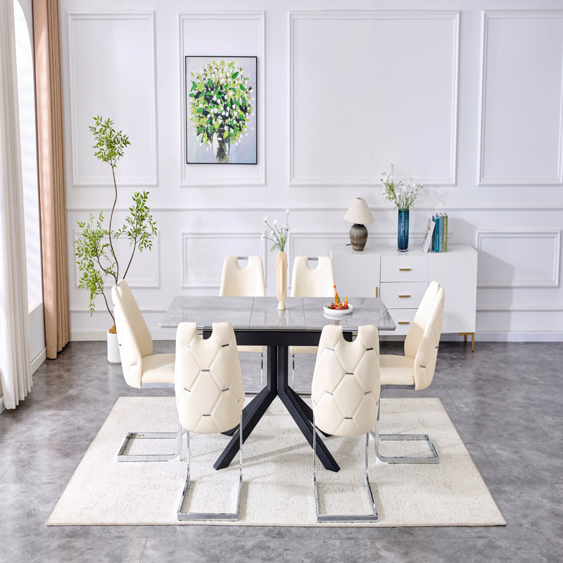 Table de salle à manger rectangulaire Modern