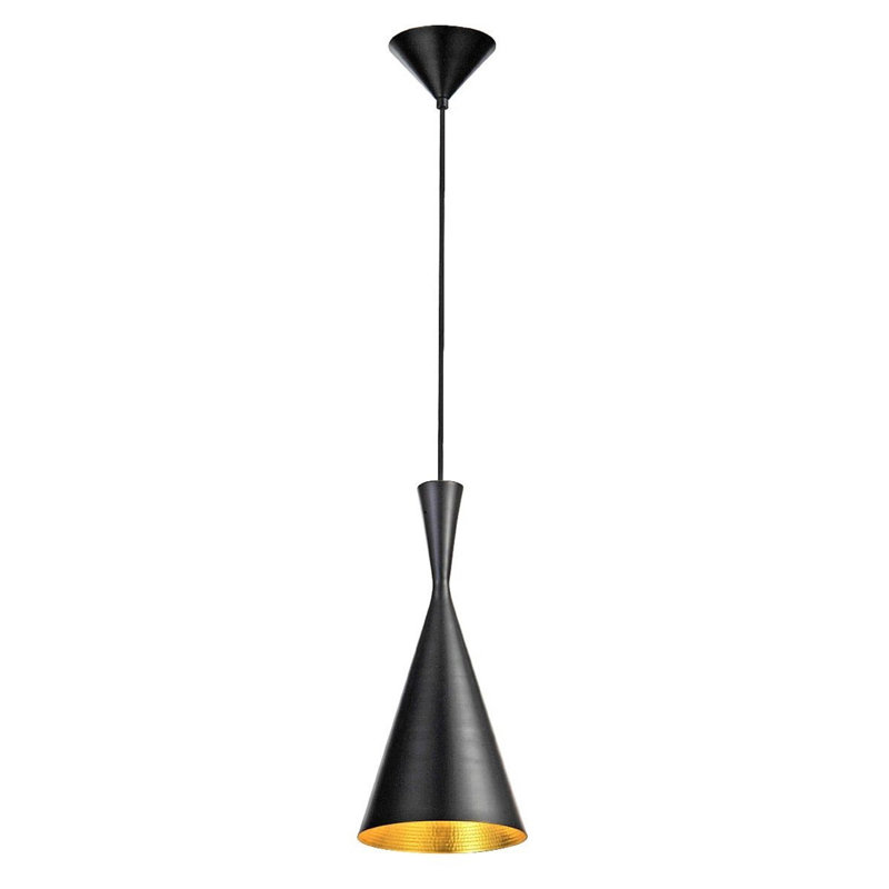 1 - Light Steel Single Pendant, Black