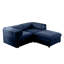 Canapé modulaire en chenille 2 places avec repose-pieds Eliezer-1477551621