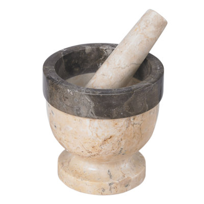 Marble Mortar And Pestle Set