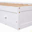 Lit plateforme avec lit simple et rangement moderne avec 3 tiroirs-1191308002